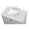 Elegant Decor 30 Inch Single Bathroom Vanity In Grey VF18030GR